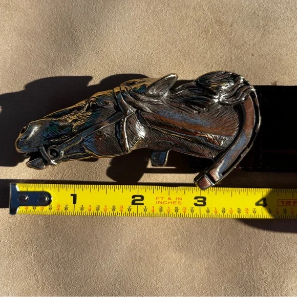 Vintage Brighton Belt - Leather - Equestrian lovers unite! - Picture 9 of 9